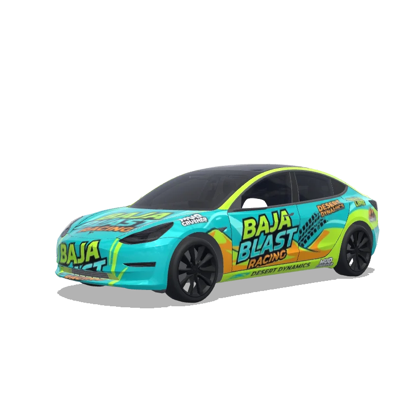 Tesla Model 3 custom wrap design