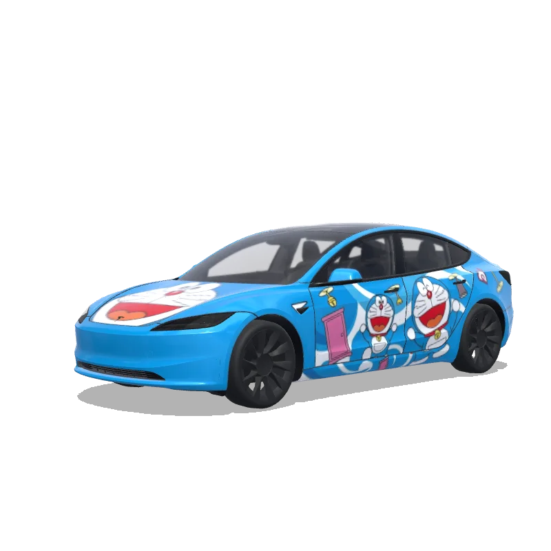 Tesla Model 3 (2024+ Standard/Premium) custom wrap design