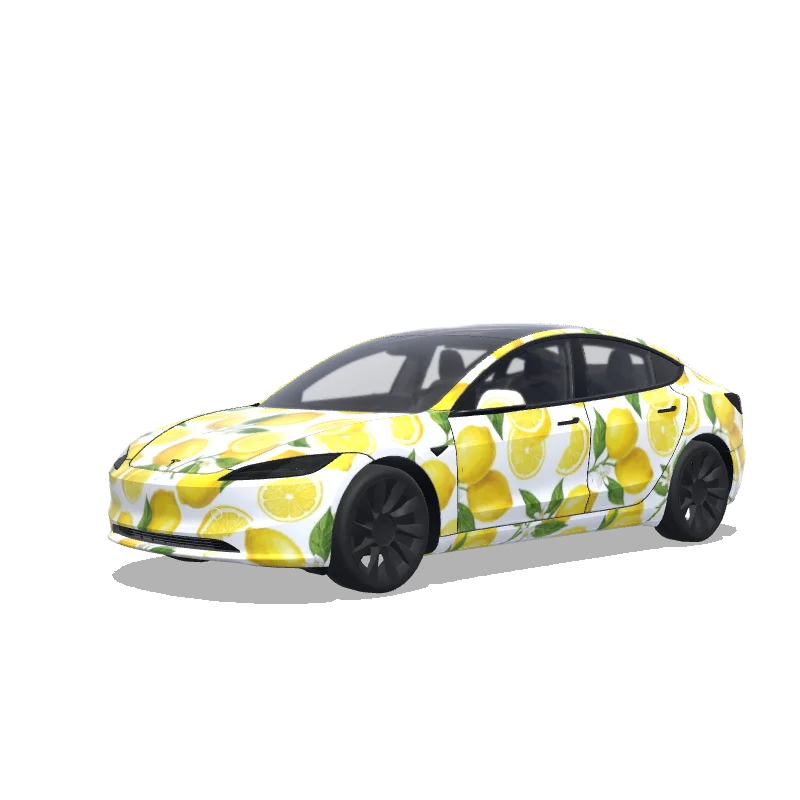 Tesla Model 3 (2024+ Standard/Premium) custom wrap design