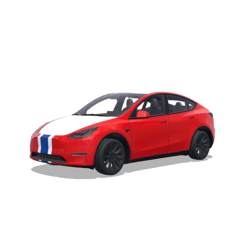 Tesla Model Y custom wrap design
