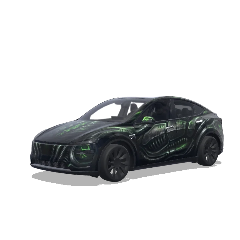 Tesla Model Y (2025+ Premium) custom wrap design