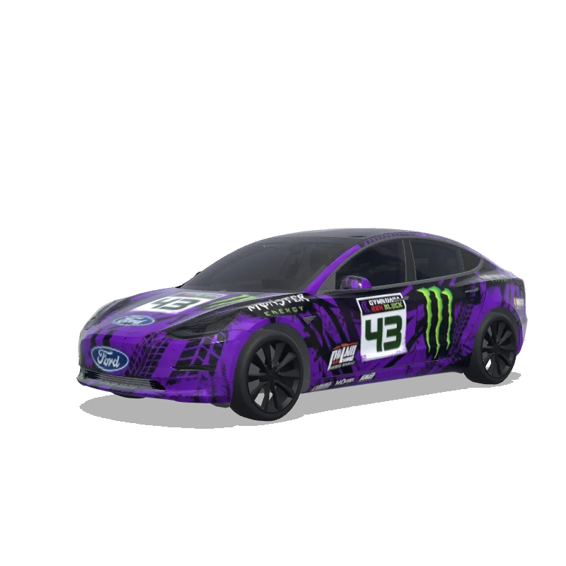 Tesla Model 3 custom wrap design