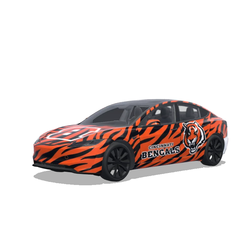 Tesla Model 3 (2024+ Performance) custom wrap design