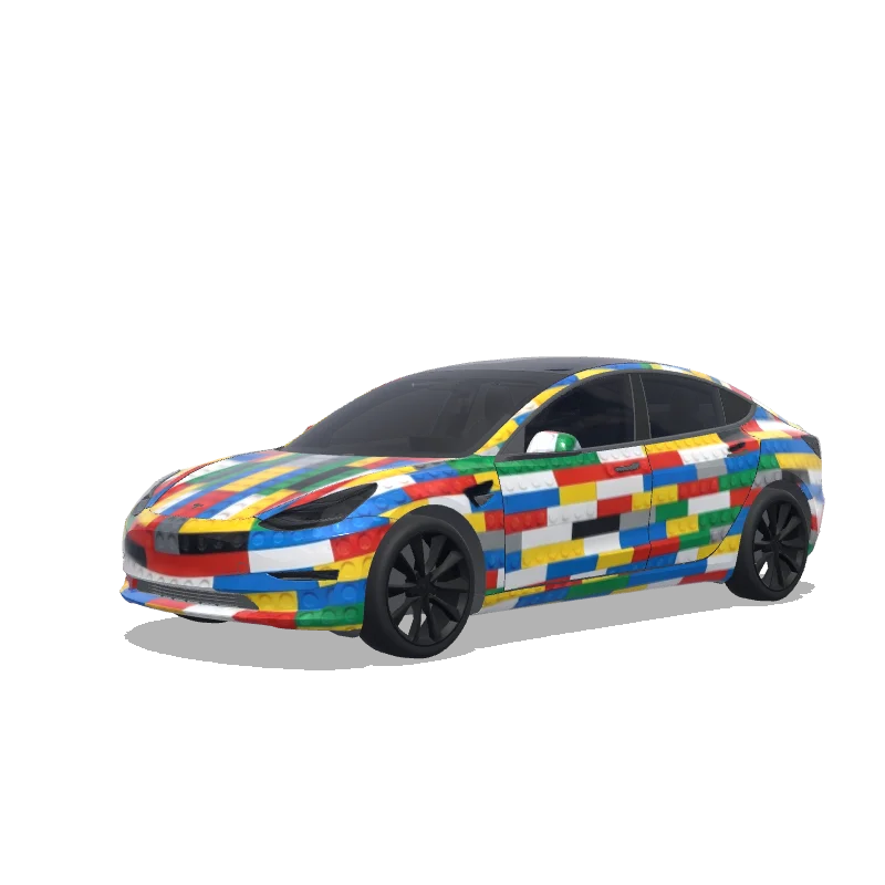 Tesla Model 3 custom wrap design