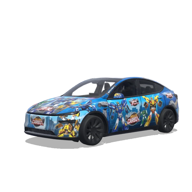 Tesla Model Y (2025+ Premium) custom wrap design