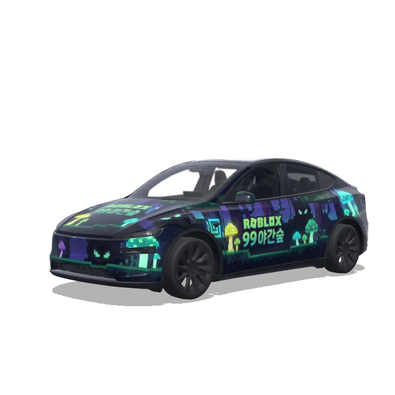 Tesla Model Y (2025+ Premium) custom wrap design