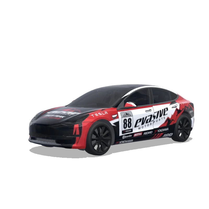 Tesla Model 3 custom wrap design
