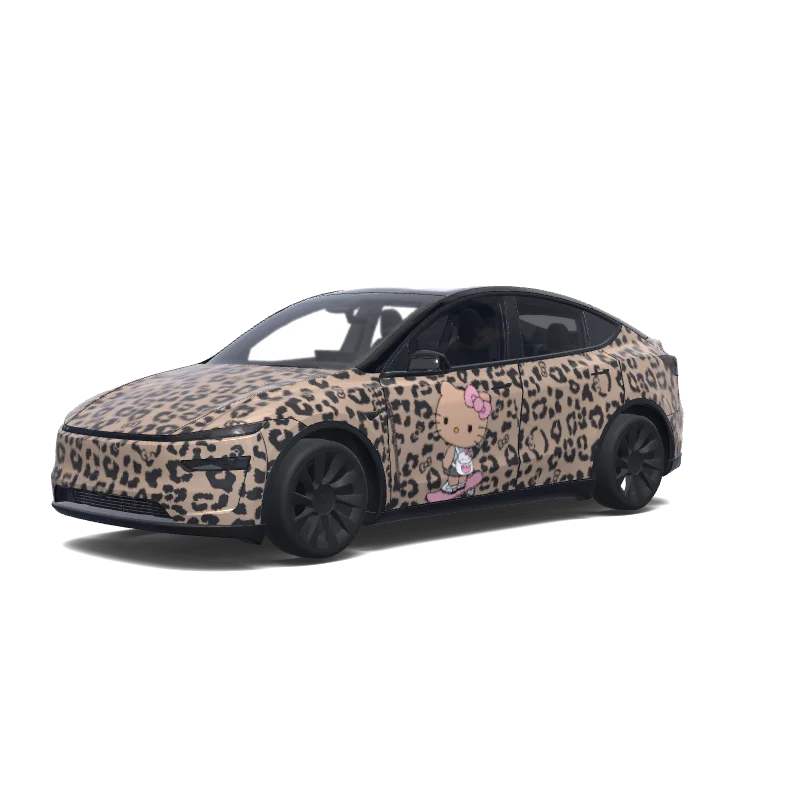 黑皮kitty - Tesla Model Y (2025+ Premium) wrap