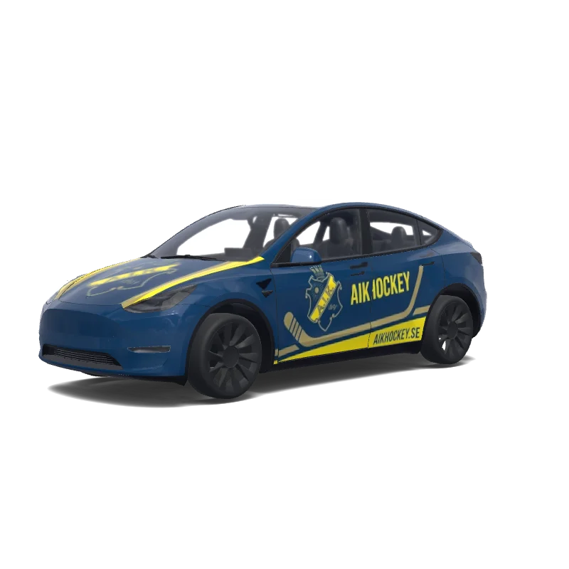 Tesla Model Y custom wrap design