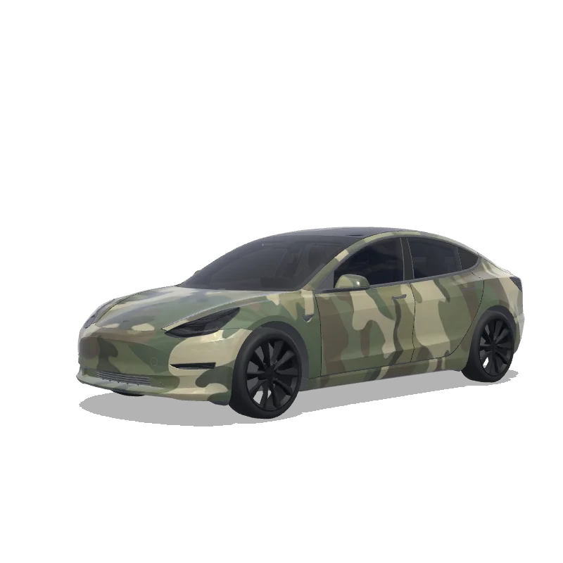 Tesla Model 3 custom wrap design
