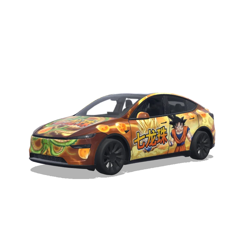Tesla Model Y (2025+ Premium) tilpasset wrap-design