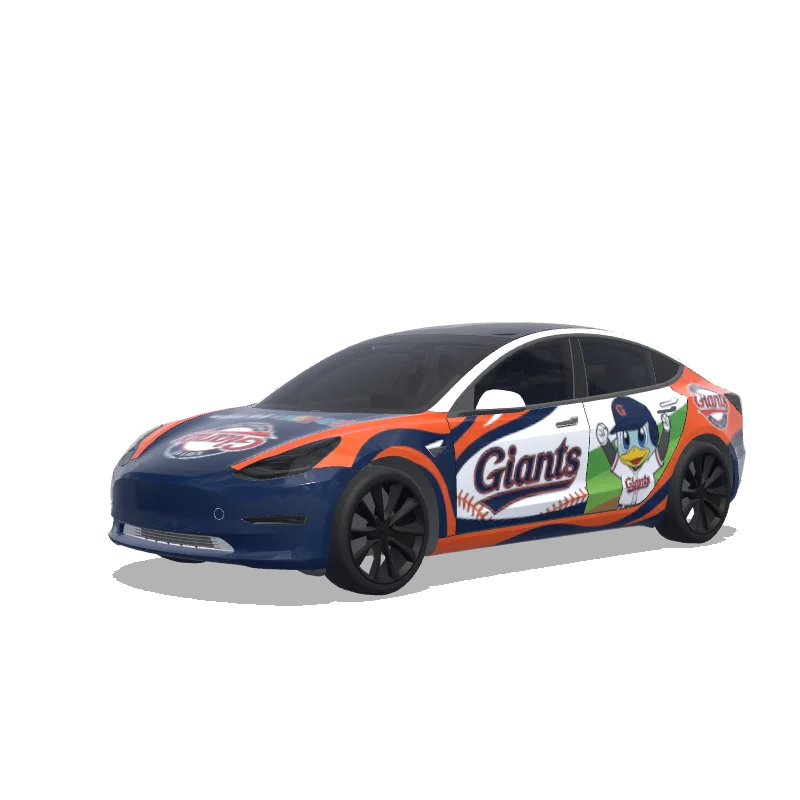 Tesla Model 3 custom wrap design