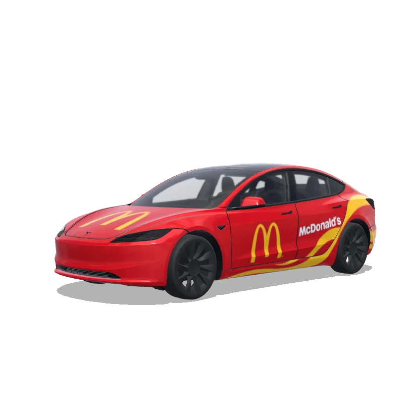 Tesla Model 3 (2024+ Standard/Premium) custom wrap design