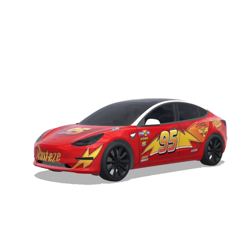 Tesla Model 3 custom wrap design