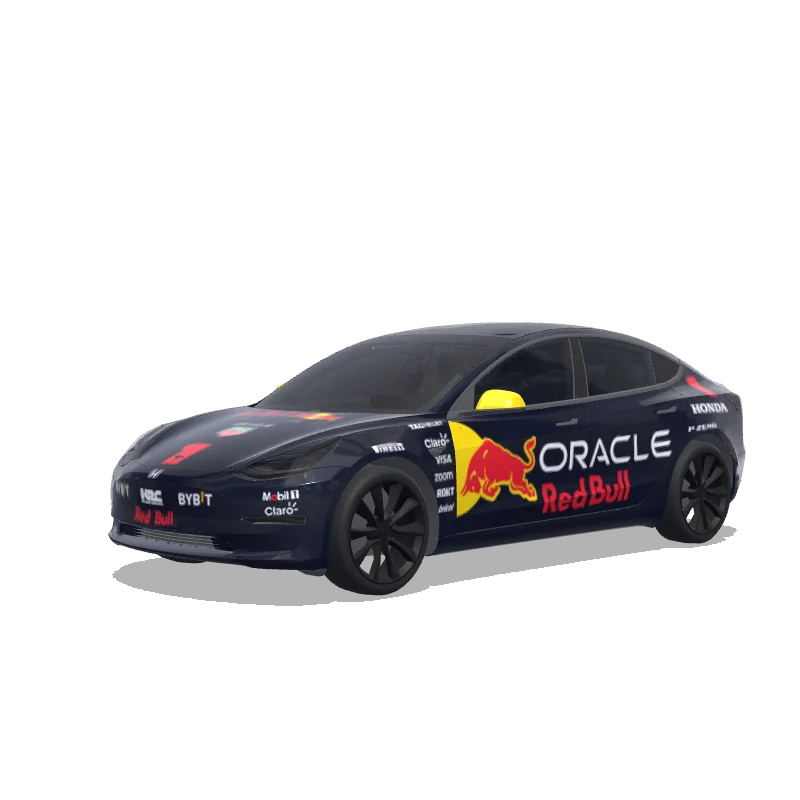 Max Verstappen No.1 car - Tesla Model 3 wrap