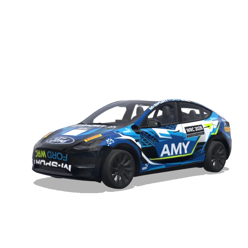 Tesla Model Y custom wrap design