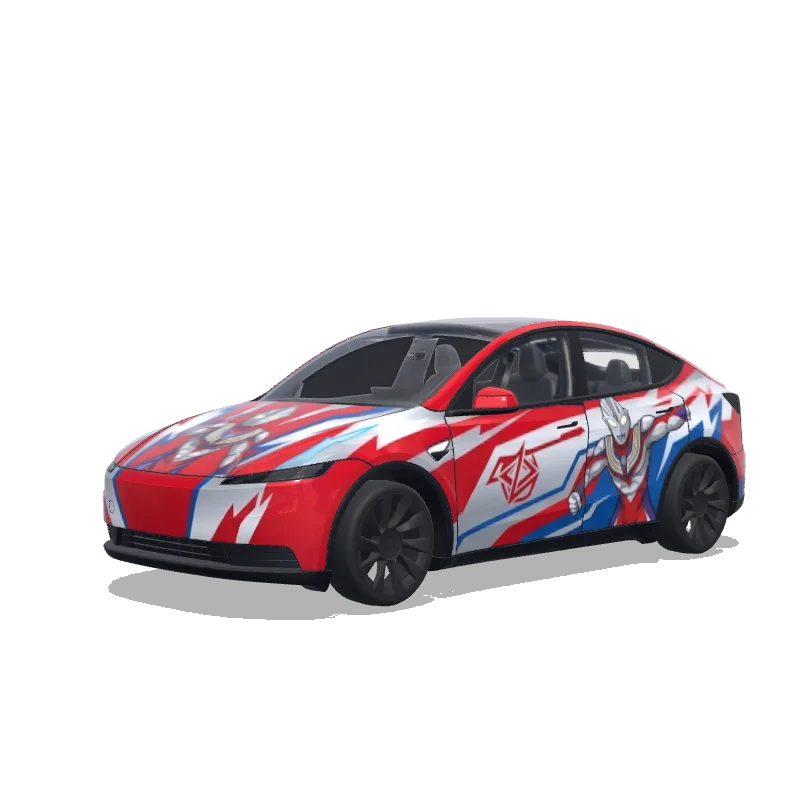 Tesla Model Y (2025+ Standard) custom wrap design