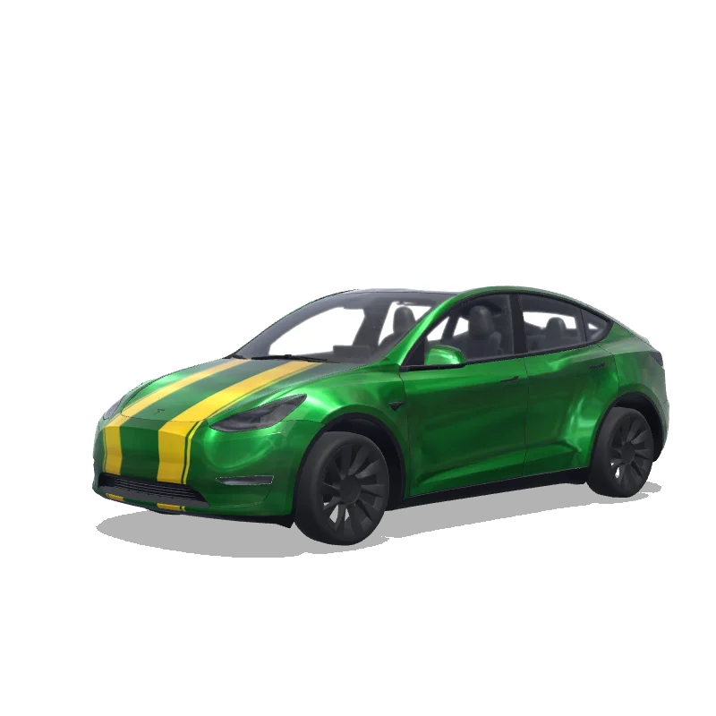 Tesla Model Y custom wrap design