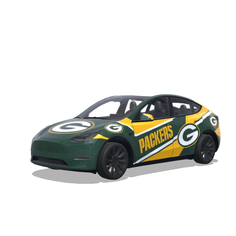 Tesla Model Y custom wrap design