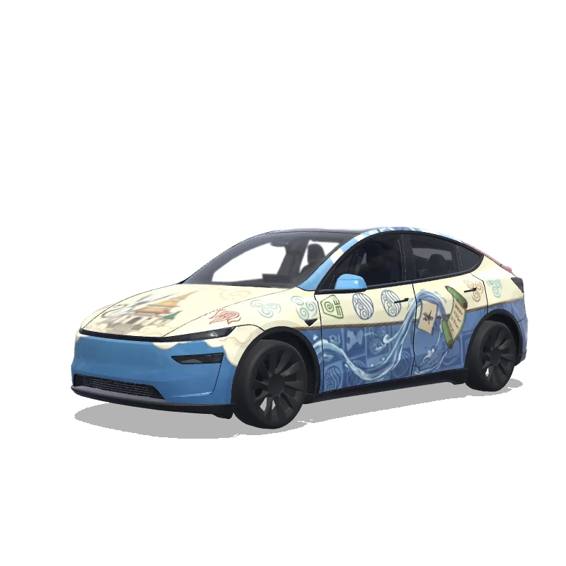 Tesla Model Y (2025+ Premium) custom wrap design