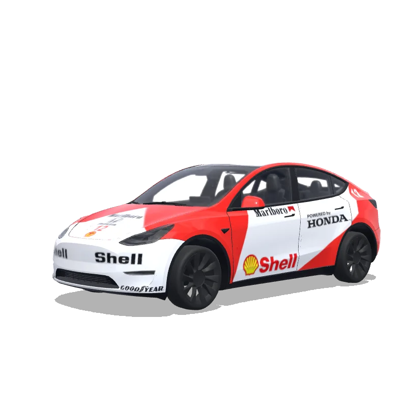 1990s McLaren F1 - Tesla Model Y wrap