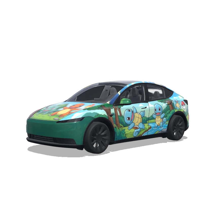 Tesla Model Y (2025+ Standard) custom wrap design