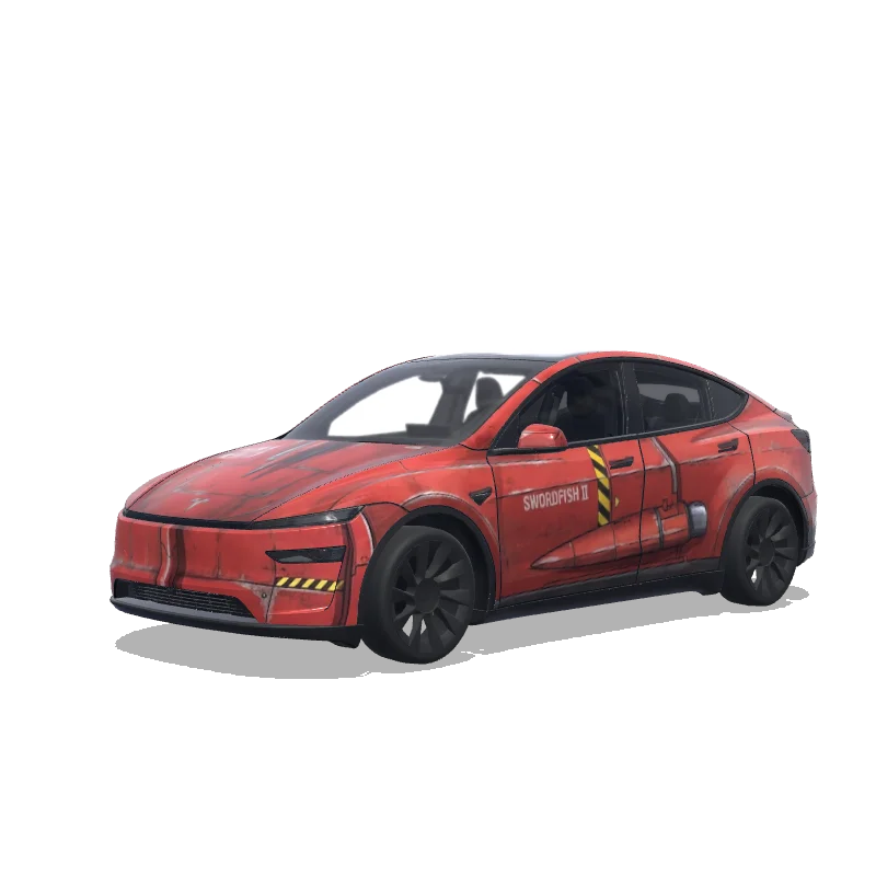 Tesla Model Y (2025+ Premium) custom wrap design
