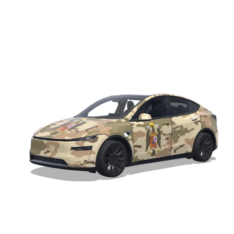 Tesla Model Y (2025+ Premium) custom wrap design