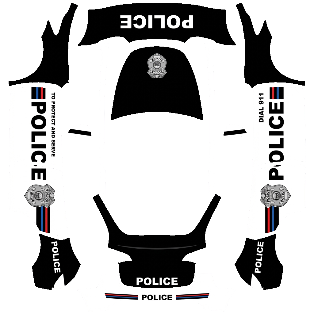 Model Y Folierungsdesign - flat wrap PNG for Model Y Paint Shop
