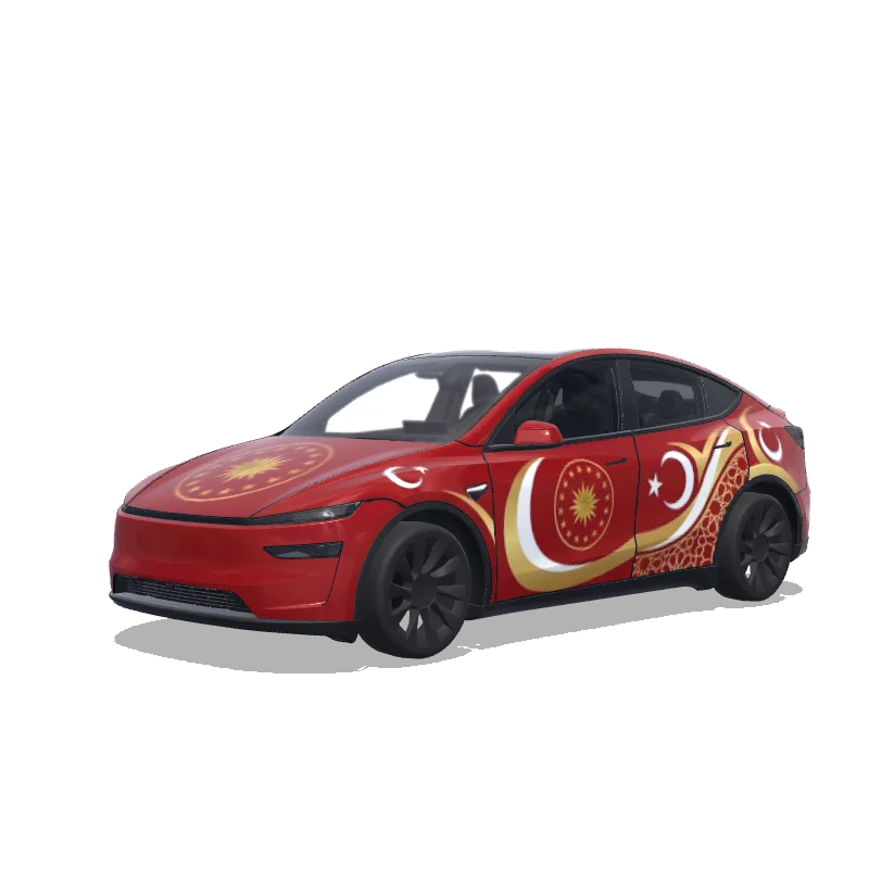 Tesla Model Y (2025+ Premium) custom wrap design