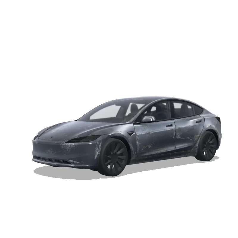 Tesla Model 3 (2024+ Standard/Premium) custom wrap design