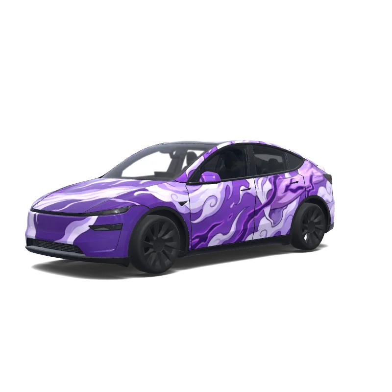 Tesla Model Y (2025+ Premium) custom wrap design