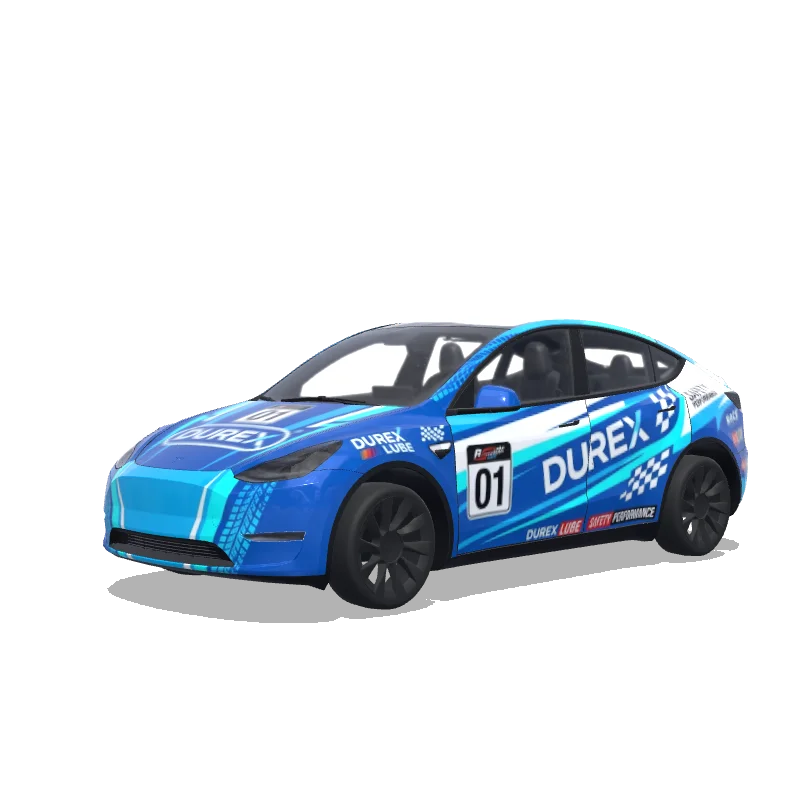 Tesla Model Y custom wrap design