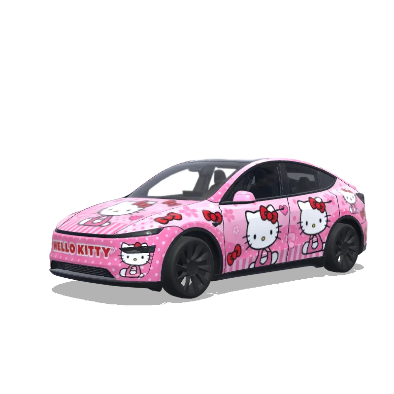 Tesla Model Y (2025+ Premium) tilpasset wrap-design