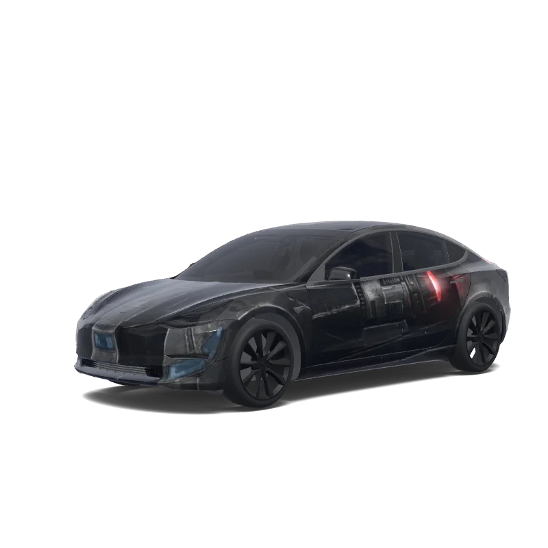 Tesla Model 3 custom wrap design
