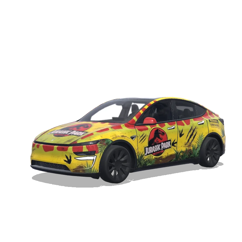 Tesla Model Y (2025+ Premium) tilpasset wrap-design