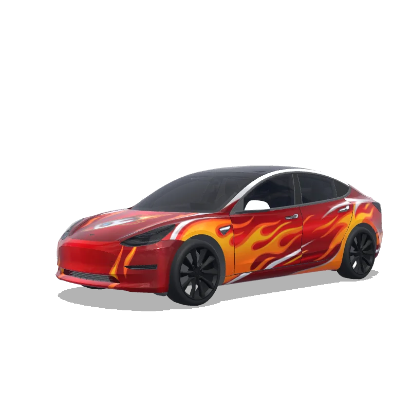 Tesla Model 3 custom wrap design