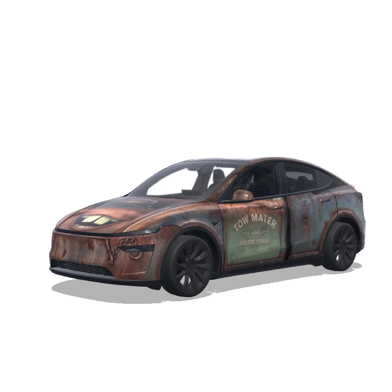 Tesla Model Y (2025+ Premium) custom wrap design