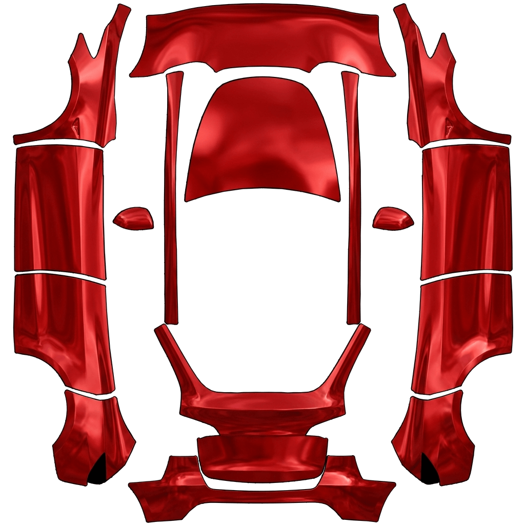 Model Y Wrap Design - flat wrap PNG for Model Y Paint Shop