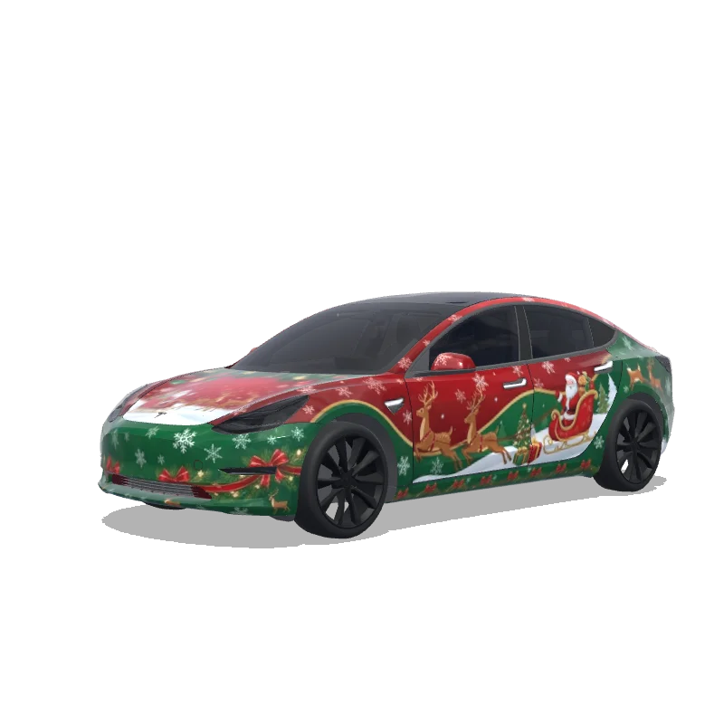Tesla Model 3 custom wrap design