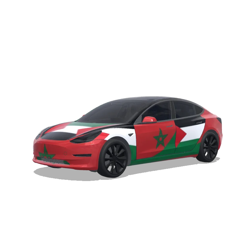 Tesla Model 3 custom wrap design