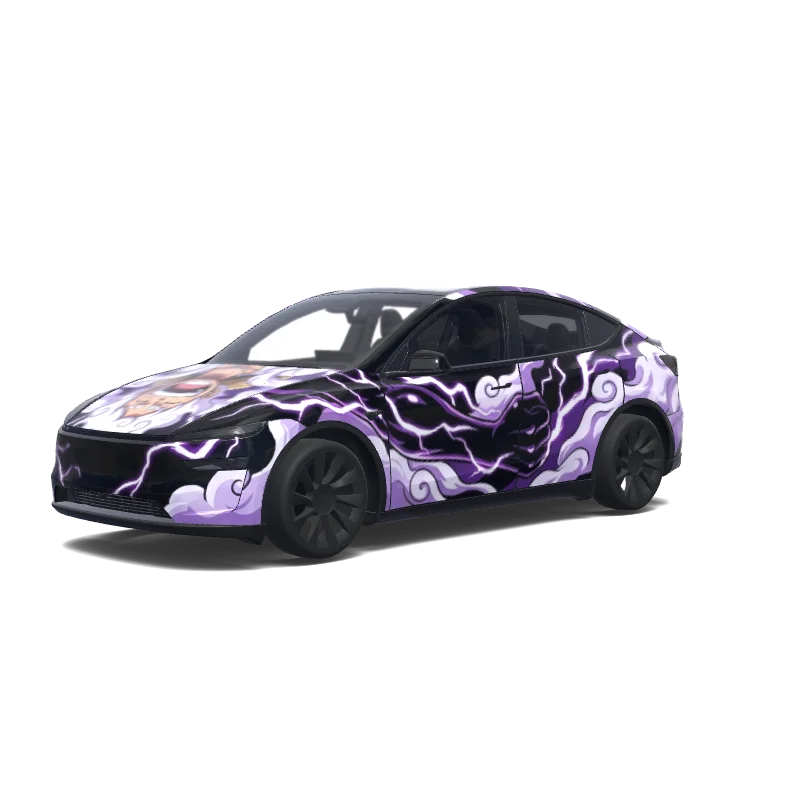 Tesla Model Y (2025+ Premium) custom wrap design