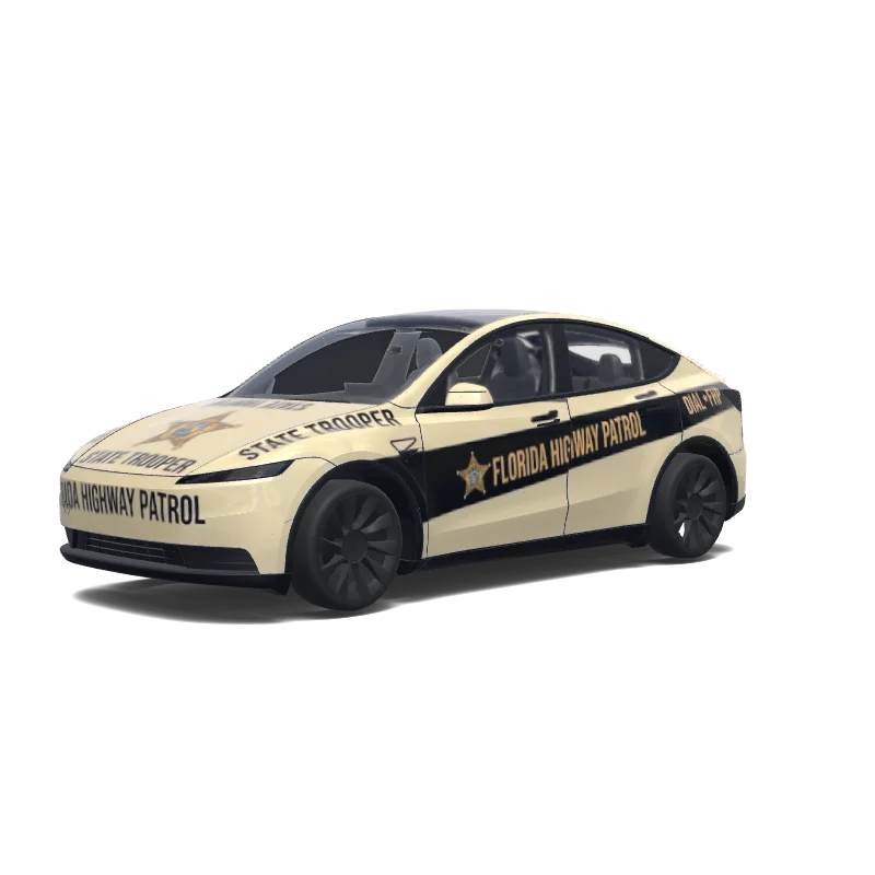 Tesla Model Y (2025+ Standard) tilpasset wrap-design