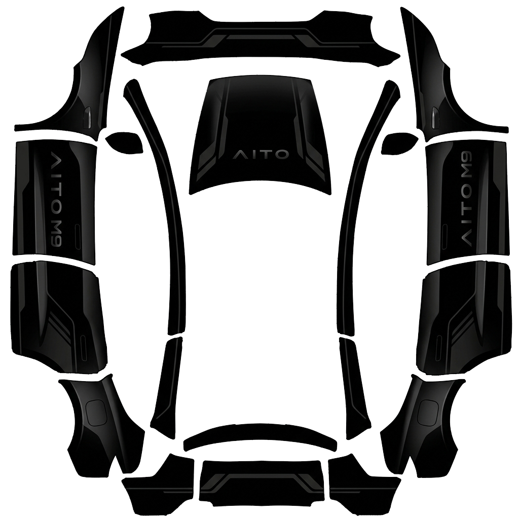 Model Y Wrap Design - flat wrap PNG for Model Y L Paint Shop
