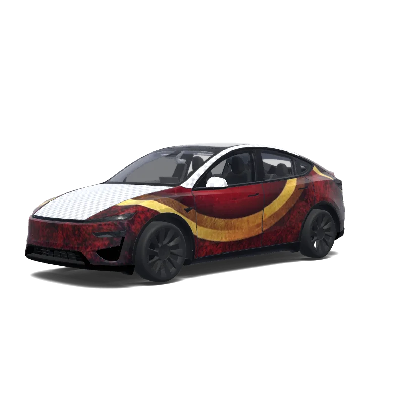 Tesla Model Y (2025+ Performance) custom wrap design