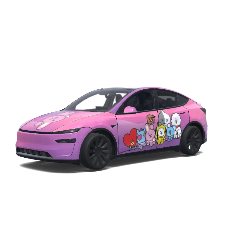 Tesla Model Y (2025+ Premium) custom wrap design