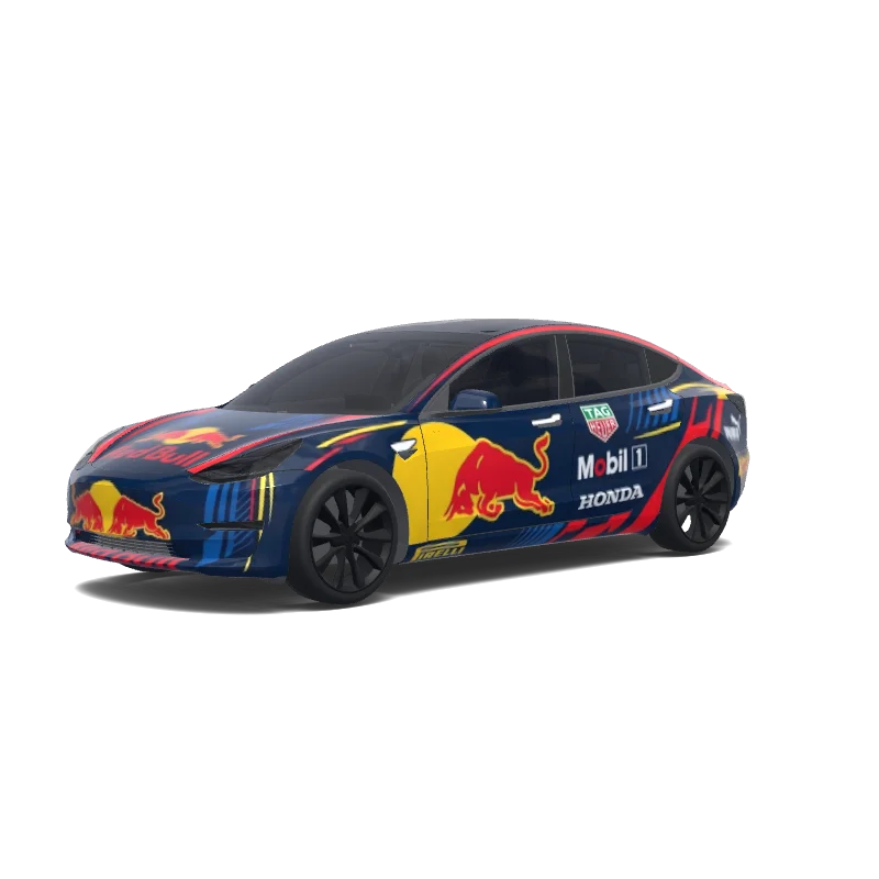 Tesla Model 3 custom wrap design