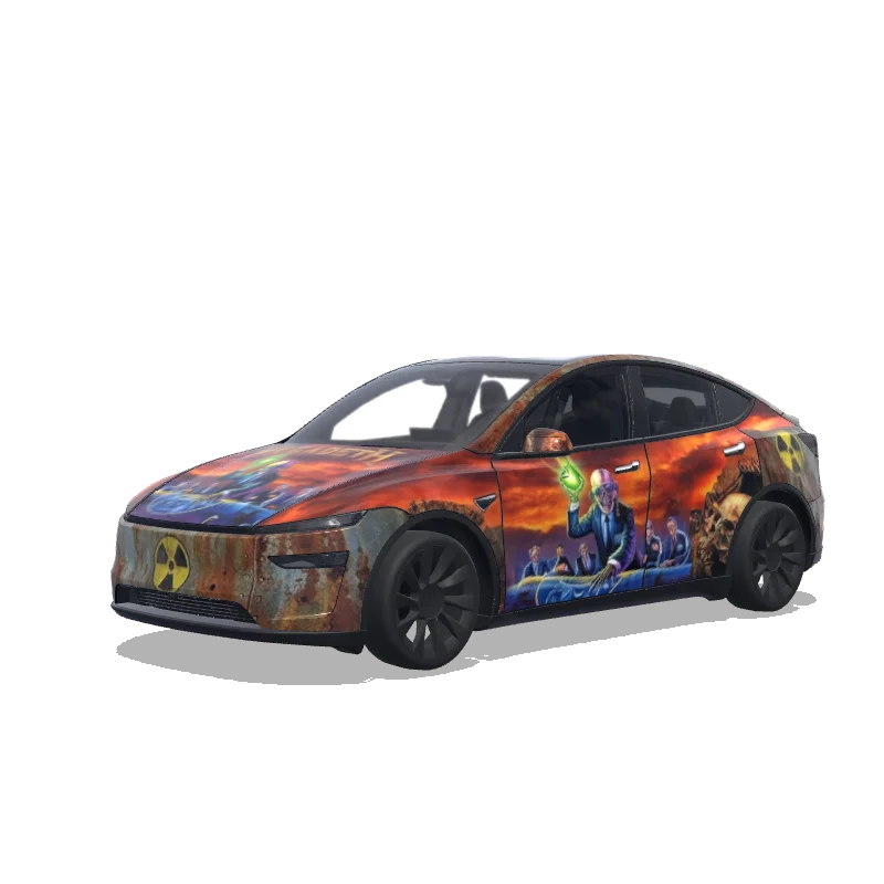 Tesla Model Y (2025+ Premium) custom wrap design