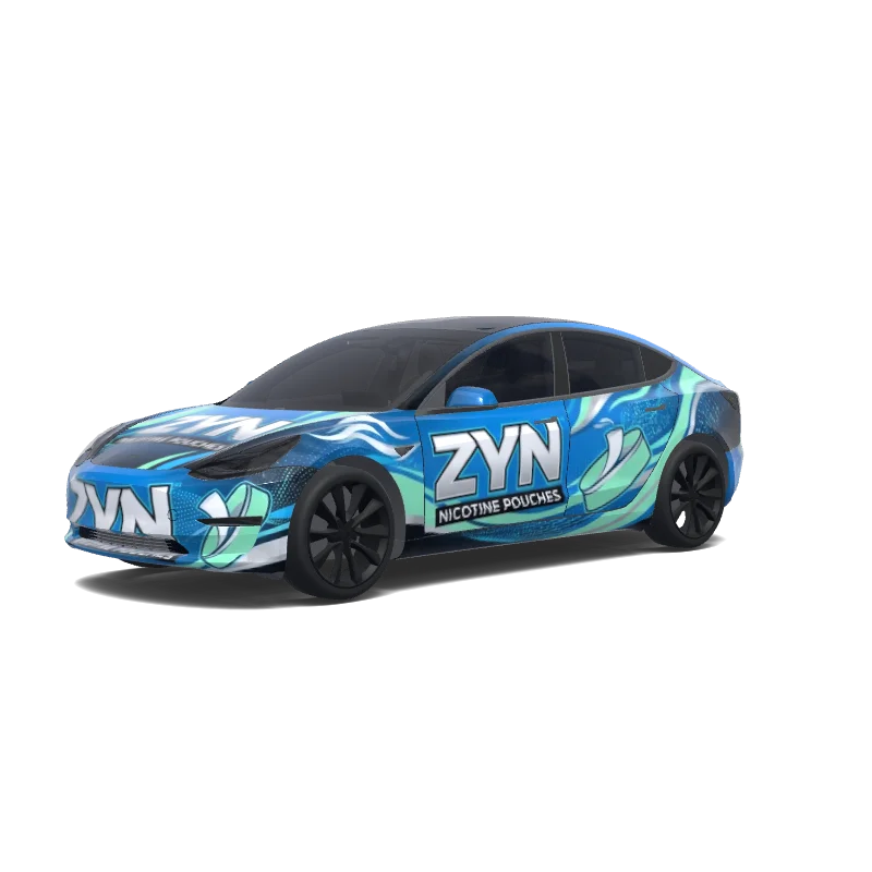 Tesla Model 3 custom wrap design