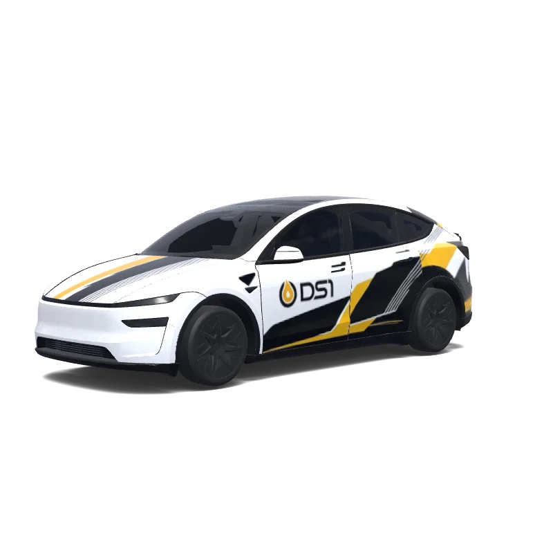 Tesla Model Y L custom wrap design